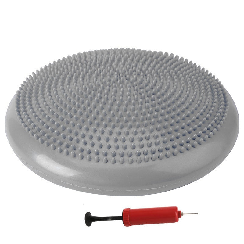 Yoga Balls Massage Pad Inflatable Stability Wobble Balance Disc Cushion Mat Fitness Exercise Training ball