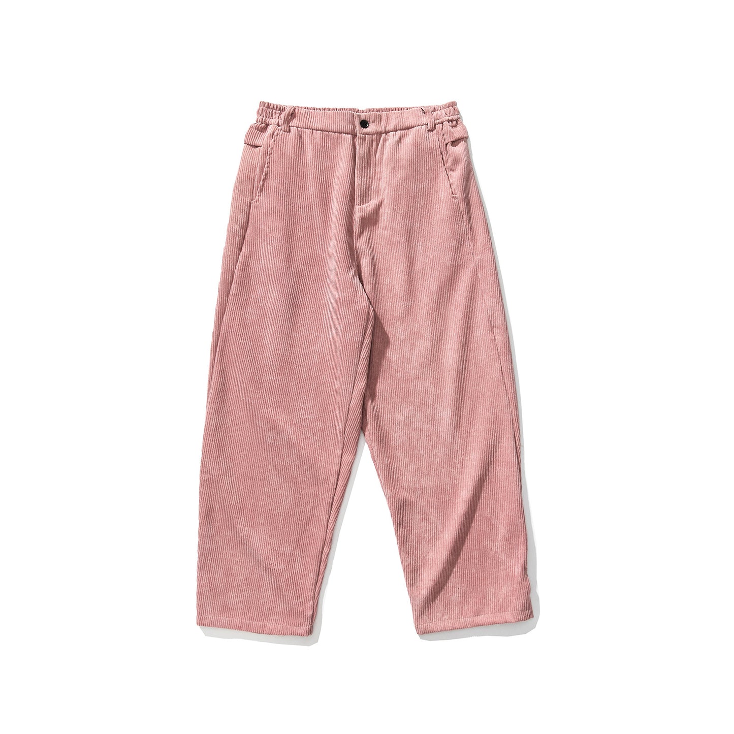 Loose draped corduroy trousers