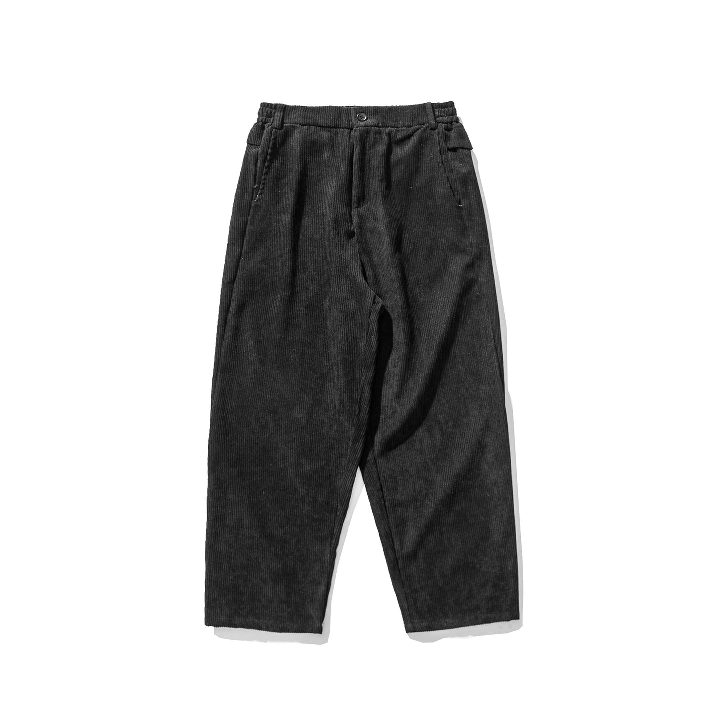 Loose draped corduroy trousers