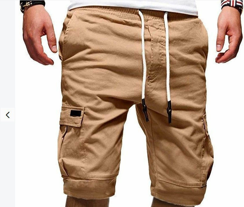 Men's casual multi-pocket men's pants