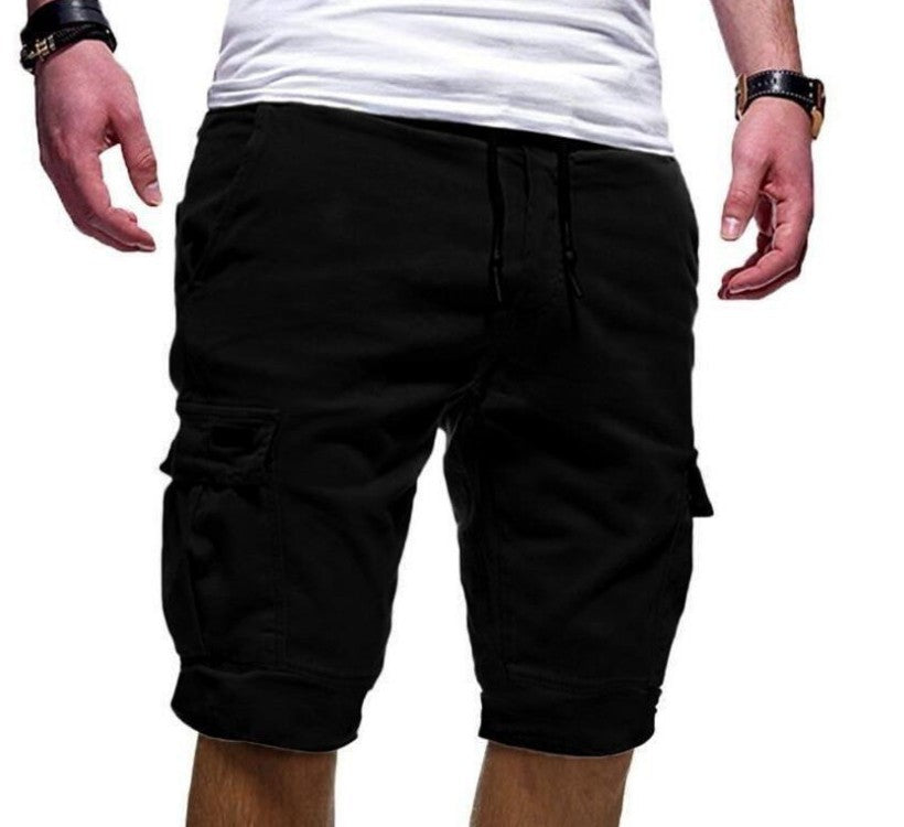 Men's casual multi-pocket men's pants