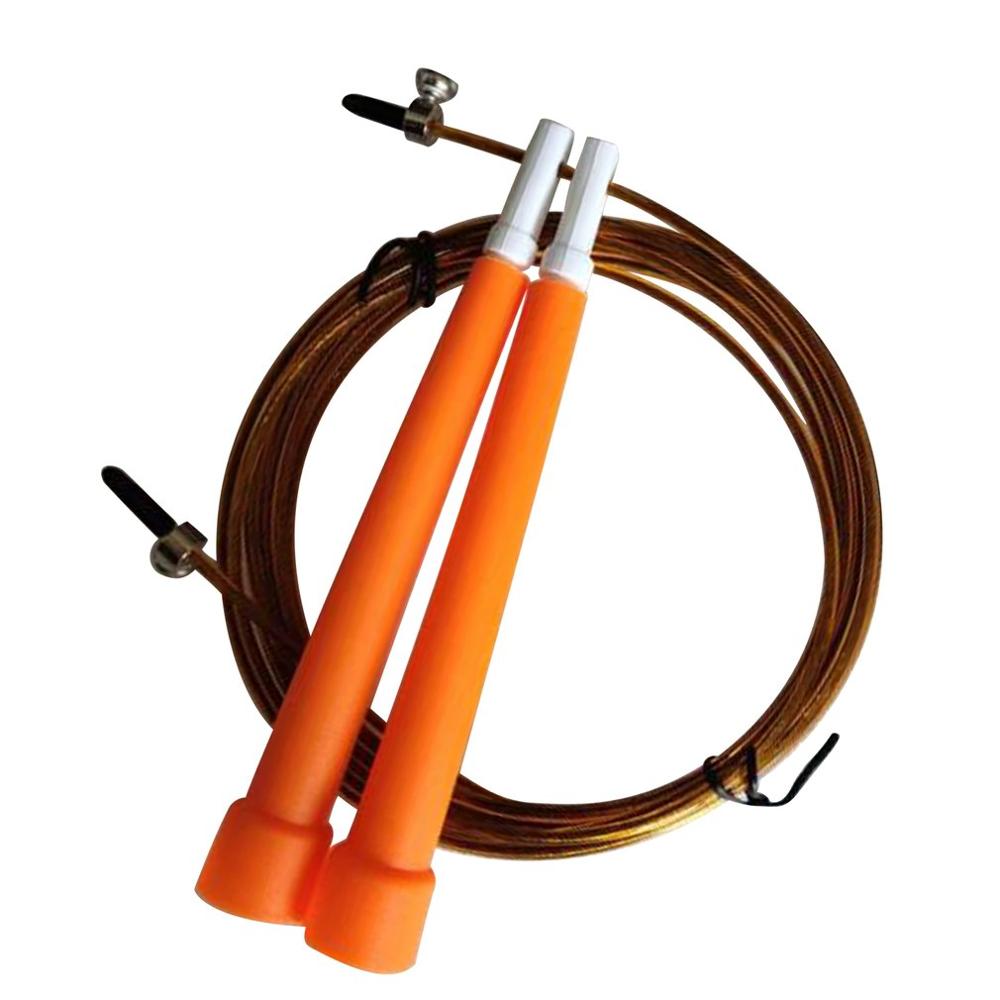Wire Skipping Rope Length Adjustable Jump Rope Crossfit Fitness Equipment High Speed Aerobic Steel 3m Men Women 3 M (personal)