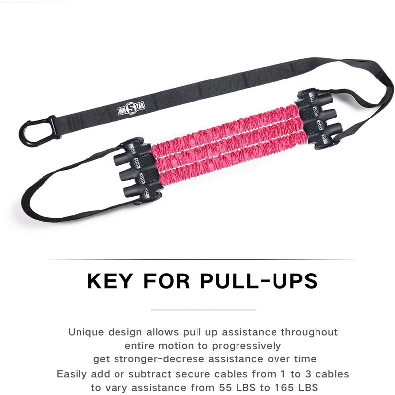 INNSTAR Pull-up Assist Band Elastic Chin Up Assistance Resistance Bands Home Gym Horizontal Bar Hanging Belt Arm Muscle Training