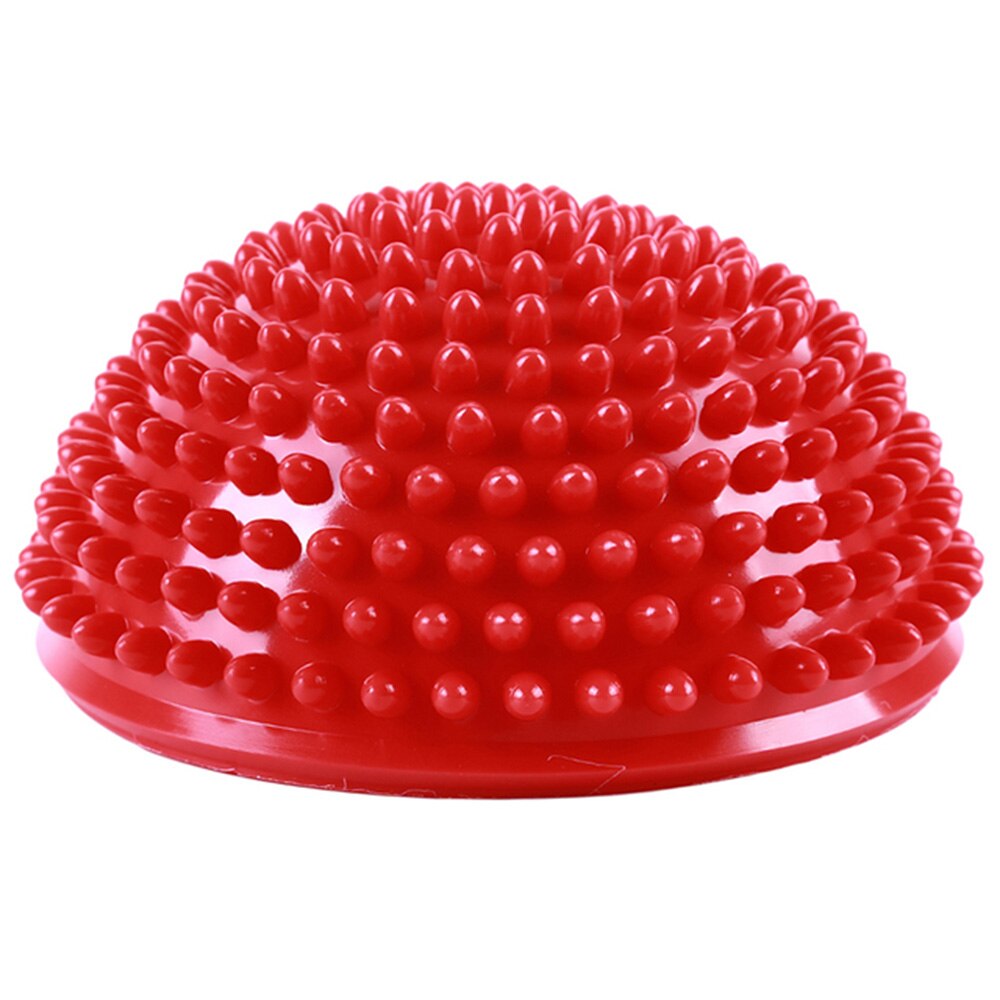 16cm Yoga Spiky Foot Massage Ball Anti-Slip Half Ball Exercise Stabilizer Balance Integration Trainer Hemisphere Stepping Stones