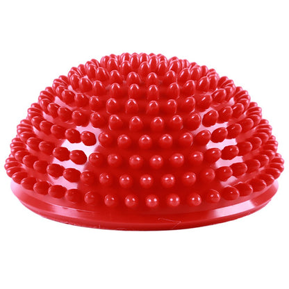16cm Yoga Spiky Foot Massage Ball Anti-Slip Half Ball Exercise Stabilizer Balance Integration Trainer Hemisphere Stepping Stones