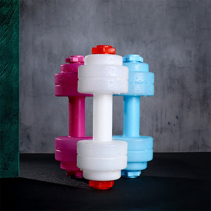 1kg Water Dumbbell Plastic Fitness Sports Aerobics Gym Loss Yoga Training Dumbbell Bottle