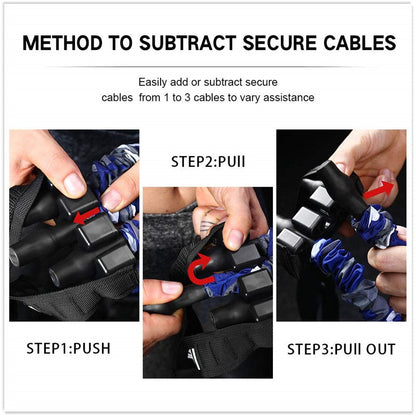 INNSTAR Door Wall Horizontal Bar Pull-up Band Chin Up Assistance Elastic Resistance Bands Home Gym Fitness Workout Training Belt