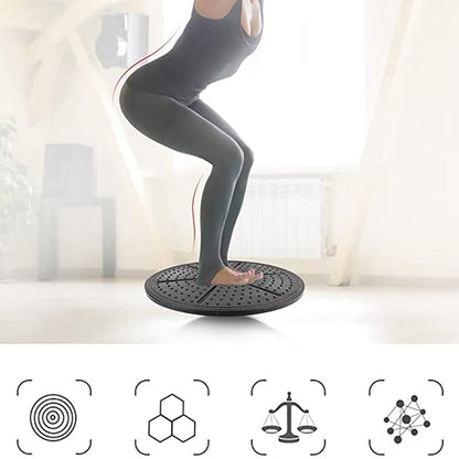 Yoga Balance Board Disc Stability Round Plates Exercise Trainer for Fitness Sports Waist Wriggling Fitness Balance Board Latest