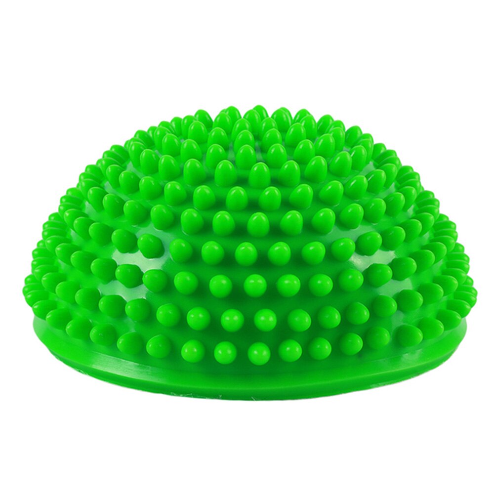 16cm Yoga Spiky Foot Massage Ball Anti-Slip Half Ball Exercise Stabilizer Balance Integration Trainer Hemisphere Stepping Stones