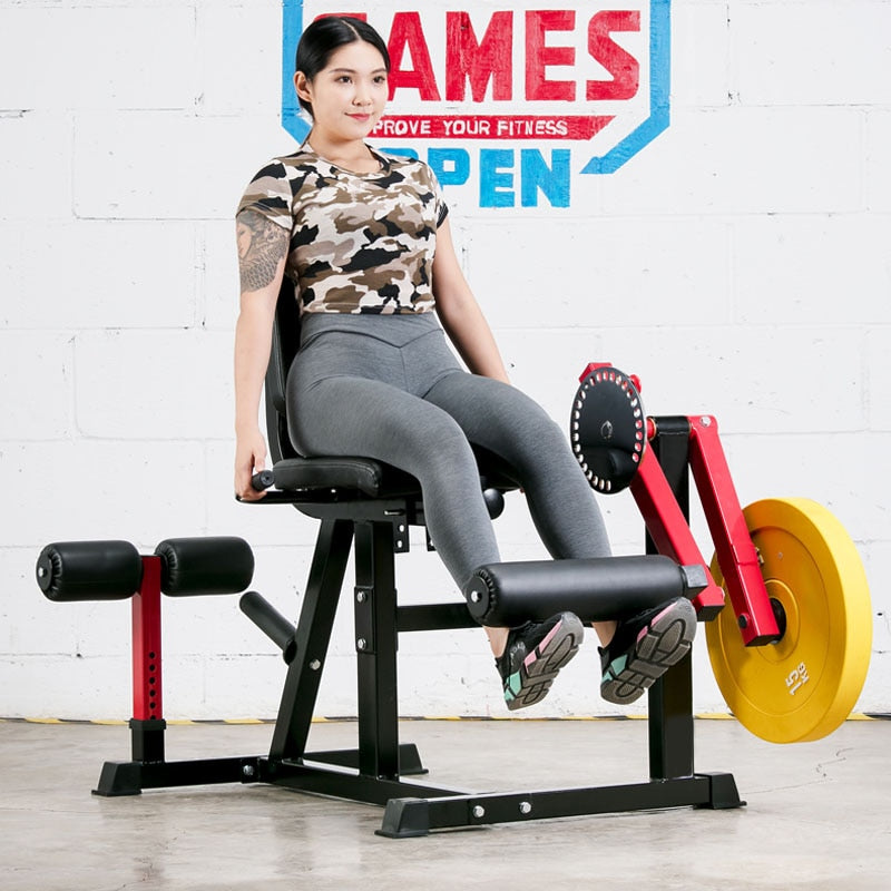 Leg Muscle Trainer Lower Limb Rehabilitation Training Biceps Femoris Seated Leg Flexion Extension Leg Curl Exercise Machine XS