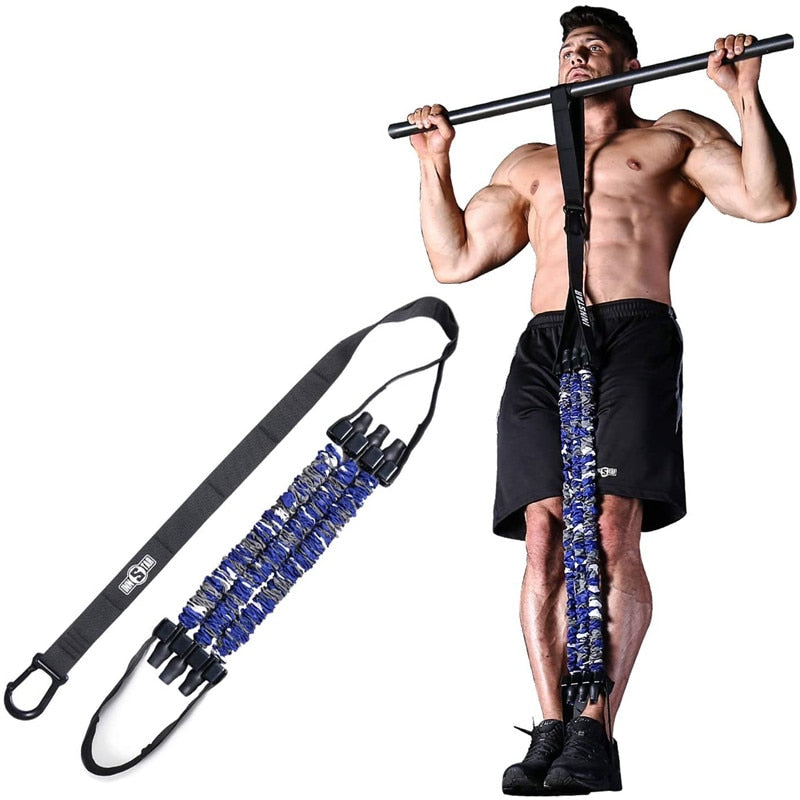 INNSTAR Door Wall Horizontal Bar Pull-up Band Chin Up Assistance Elastic Resistance Bands Home Gym Fitness Workout Training Belt