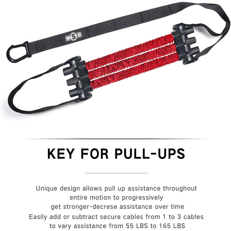 INNSTAR Pull-up Assist Band Elastic Chin Up Assistance Resistance Bands Home Gym Horizontal Bar Hanging Belt Arm Muscle Training