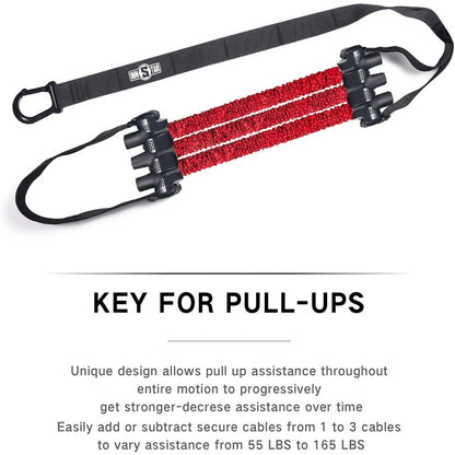 INNSTAR Pull-up Assist Band Elastic Chin Up Assistance Resistance Bands Home Gym Horizontal Bar Hanging Belt Arm Muscle Training