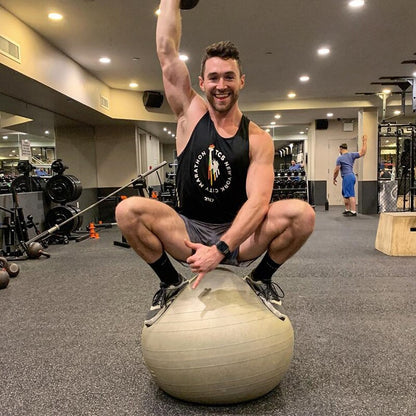 Men Anti Burst Exercise Balls 55cm-75cm Gym Fit Ball Professional Pilates Yoga Fitness Balance Stability Ball Supports 2200lbs