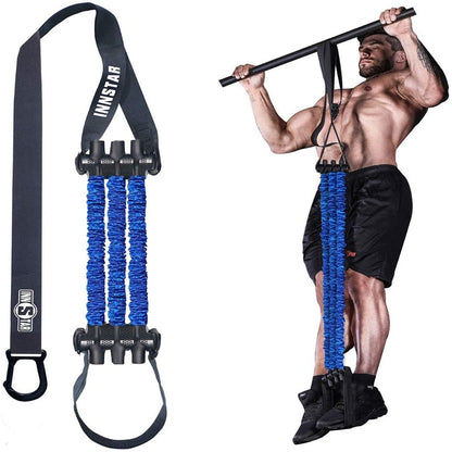 INNSTAR Door Wall Horizontal Bar Pull-up Band Chin Up Assistance Elastic Resistance Bands Home Gym Fitness Workout Training Belt