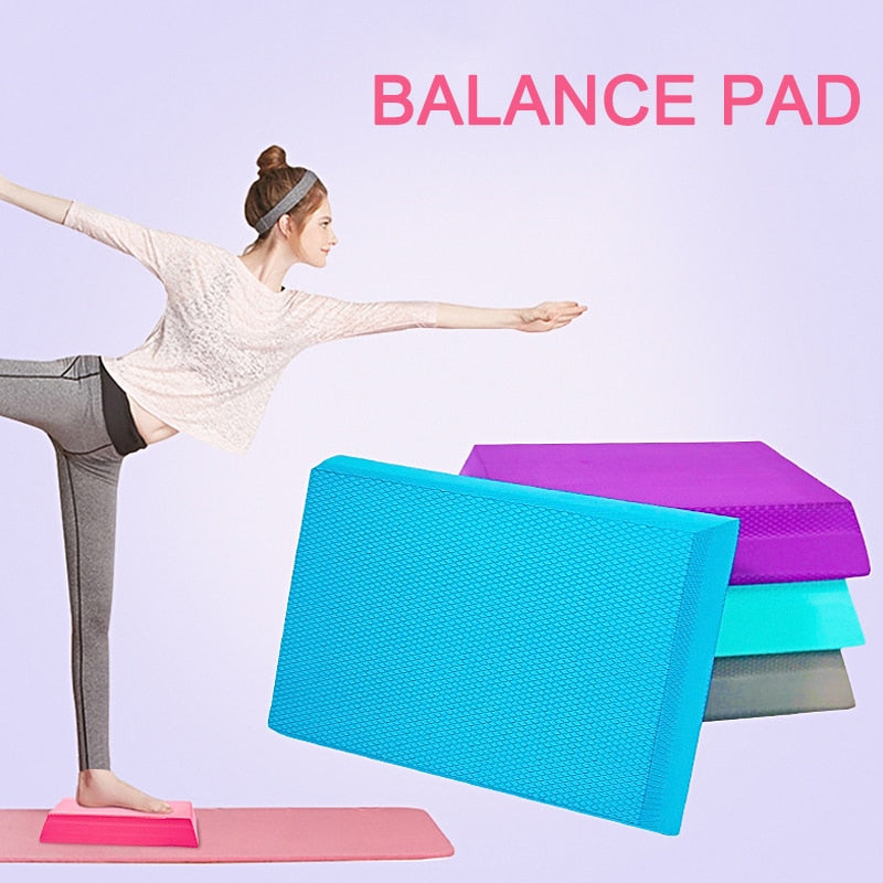Balance Pad Board TPE Yoga Mat Stability Cushion Exercise Trainer Anti-slip for Training Ankle Core Stability Training Recovery