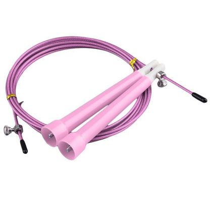 Wire Skipping Rope Length Adjustable Jump Rope Crossfit Fitness Equipment High Speed Aerobic Steel 3m Men Women 3 M (personal)