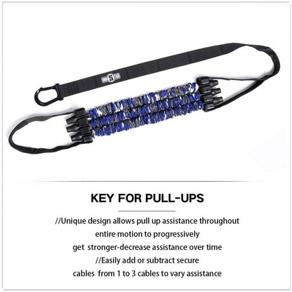 INNSTAR Pull-up Assist Band Elastic Chin Up Assistance Resistance Bands Home Gym Horizontal Bar Hanging Belt Arm Muscle Training