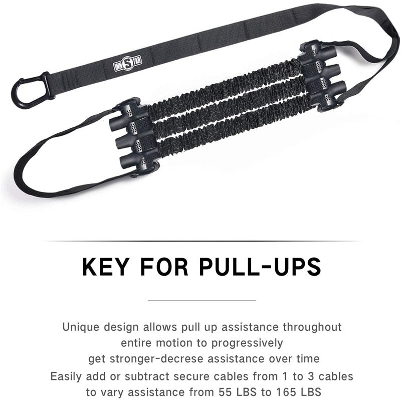 INNSTAR Pull-up Assist Band Elastic Chin Up Assistance Resistance Bands Home Gym Horizontal Bar Hanging Belt Arm Muscle Training