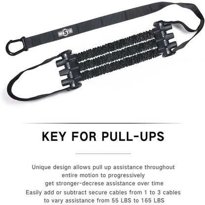INNSTAR Pull-up Assist Band Elastic Chin Up Assistance Resistance Bands Home Gym Horizontal Bar Hanging Belt Arm Muscle Training