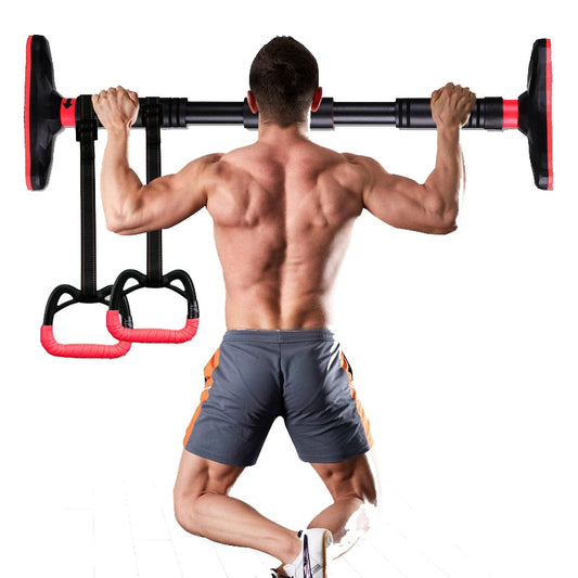 Adjustable Pull Up Bar Doorway Home Gym Wall Horizontal Bar Aadult Kids Men Bodybuilding Chin-up Workout Bar Fitness Equipment