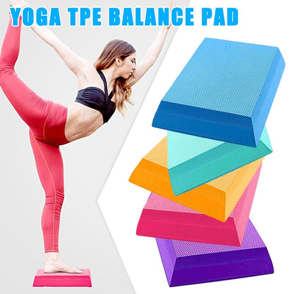 Balance Pad Board TPE Yoga Mat Stability Cushion Exercise Trainer Anti-slip for Training Ankle Core Stability Training Recovery