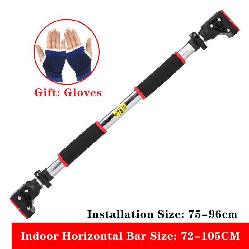 Adjustable Pull Up Bar Doorway Home Gym Wall Horizontal Bar Aadult Kids Men Bodybuilding Chin-up Workout Bar Fitness Equipment