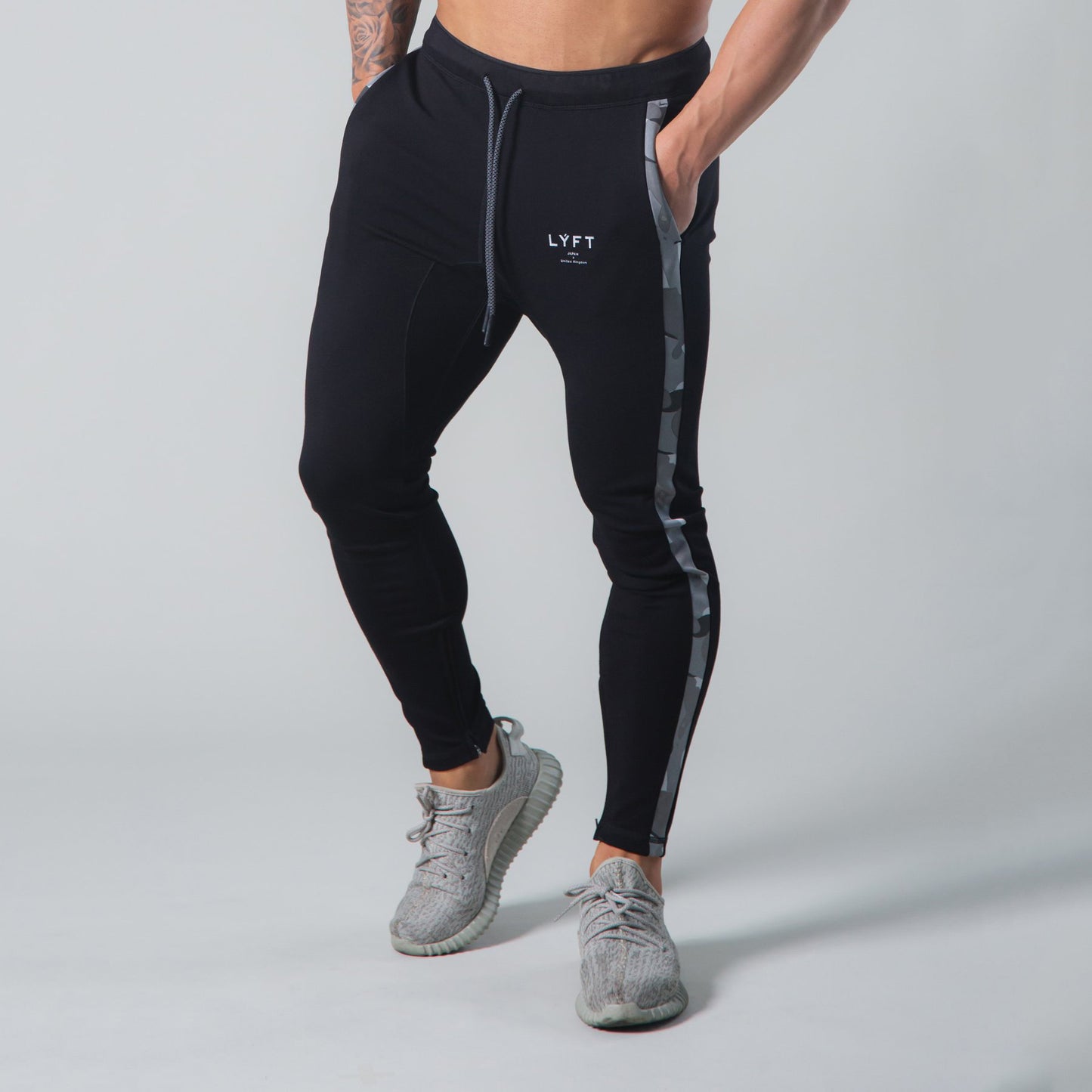 Men's Autumn New Muscle Brothers Running Fitness Cotton Trousers Casual Sports Footwear One Drop